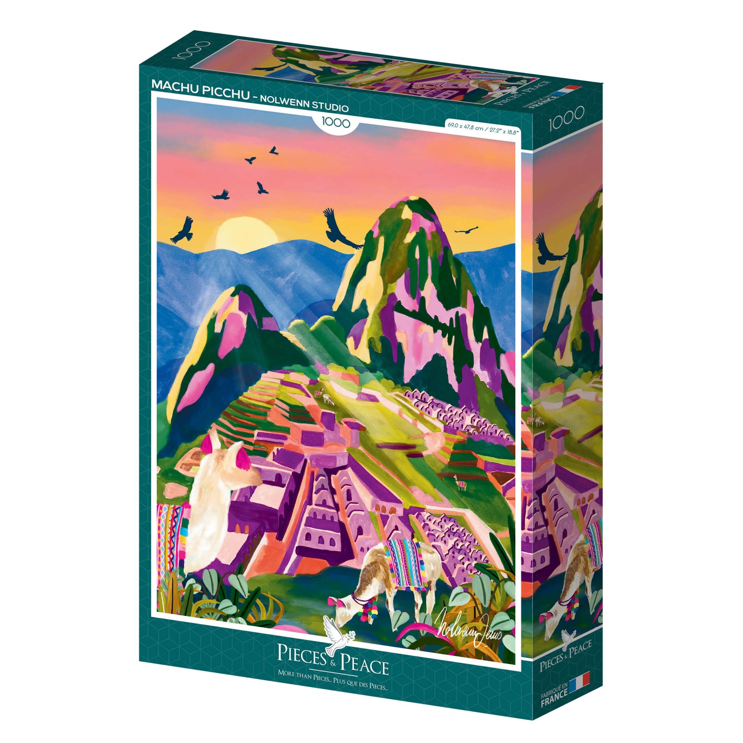 Puzzle 1000 pièces du Machu Picchu au Pérou, Pieces & Peace.