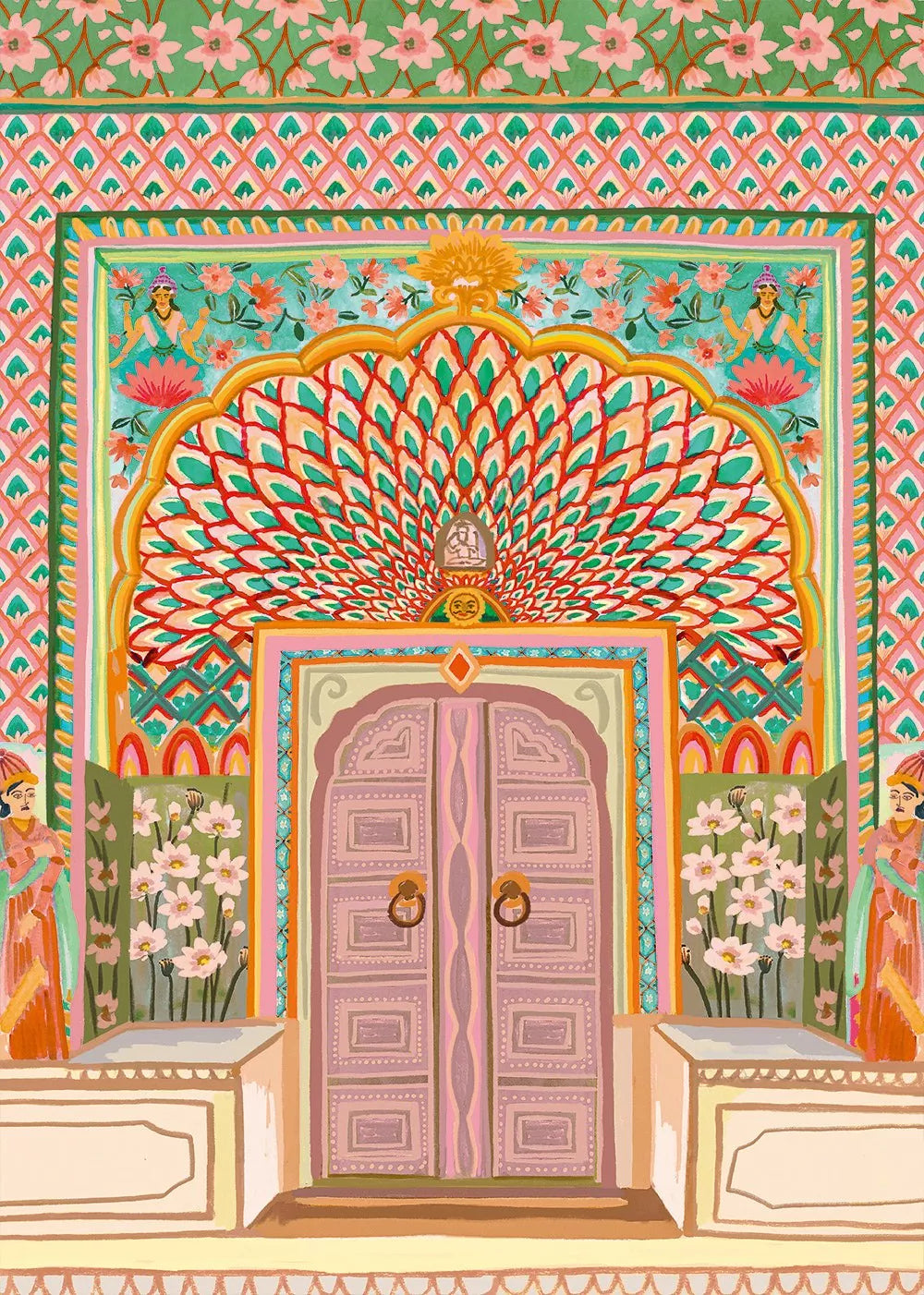 Puzzle 500 pièces du Palais de Jaipur en Inde, Pieces & Peace.