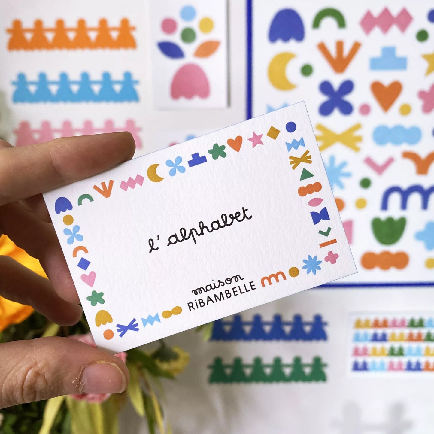 Alphabet pour déchiffrer les messages codés de Maison Ribambelle.