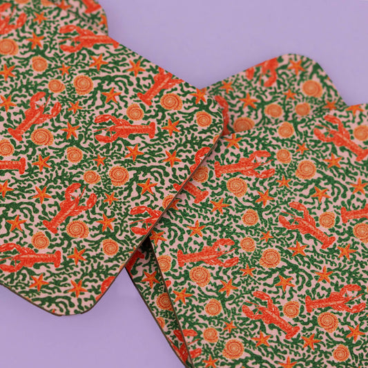 dessous de verres imprimé homards liège My Pepitas