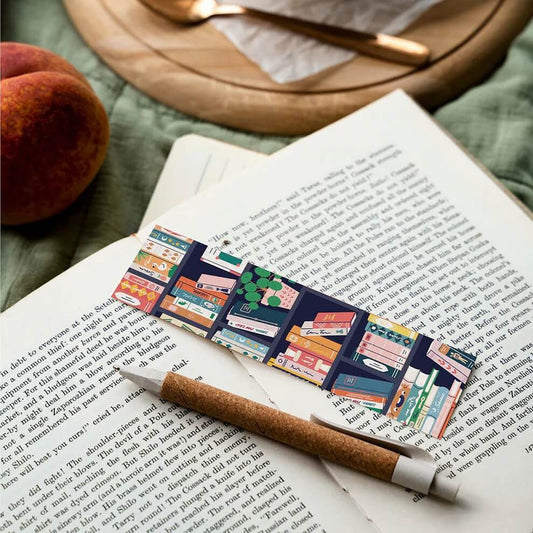 Marque-page bibliothèque cartonné, Maison Joliette.