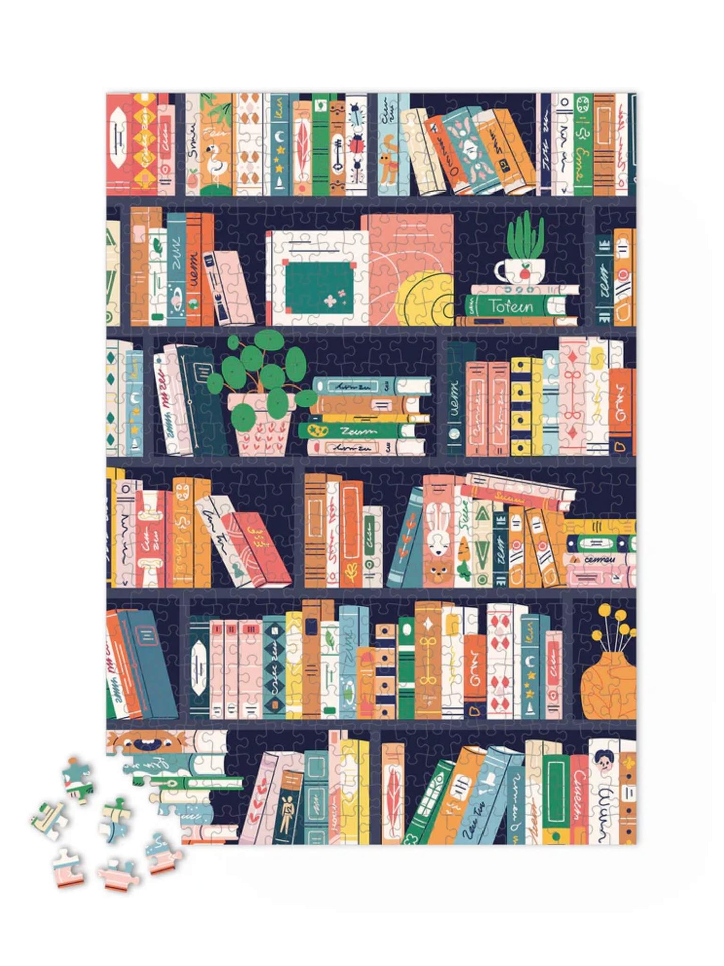 Puzzle de 1000 pièces d'une bibliothèque, Maison Joliette.