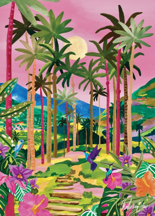 Puzzle de 500 pièces pour adultes, de la vallée de Cocora en Colombie.