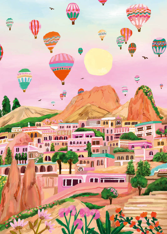 Puzzle de 1000 pièces pour adultes, de la ville de Cappadoce, en Turquie.