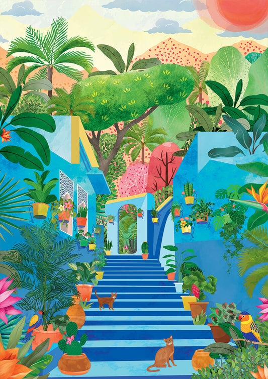 Puzzle de 1000 pièces pour adultes avec des chats, Pieces & Peace.