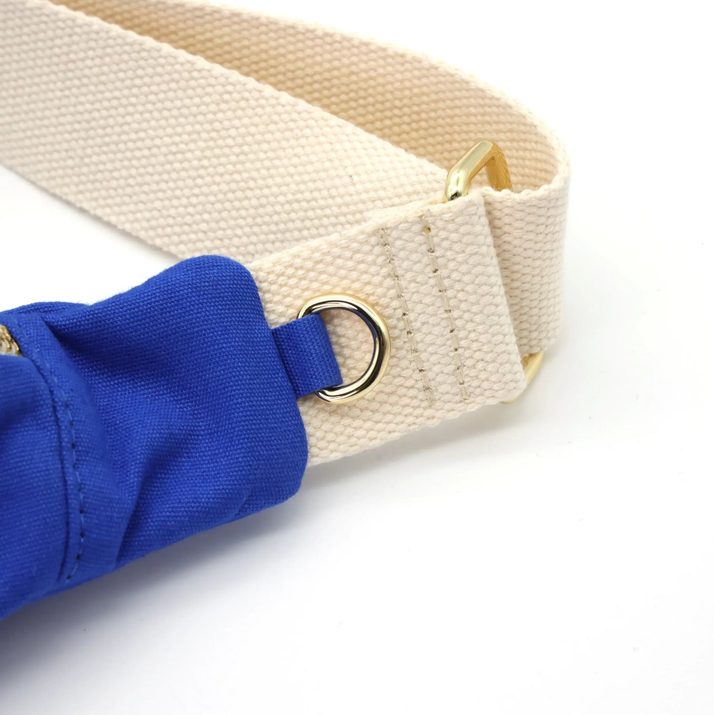 Sac banane bleu en coton bio, Casyx.