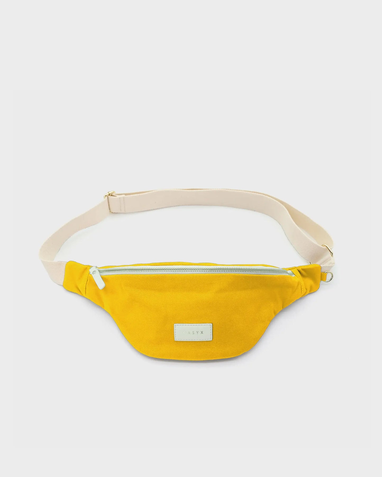 Sac banane jaune en coton bio, Casyx.