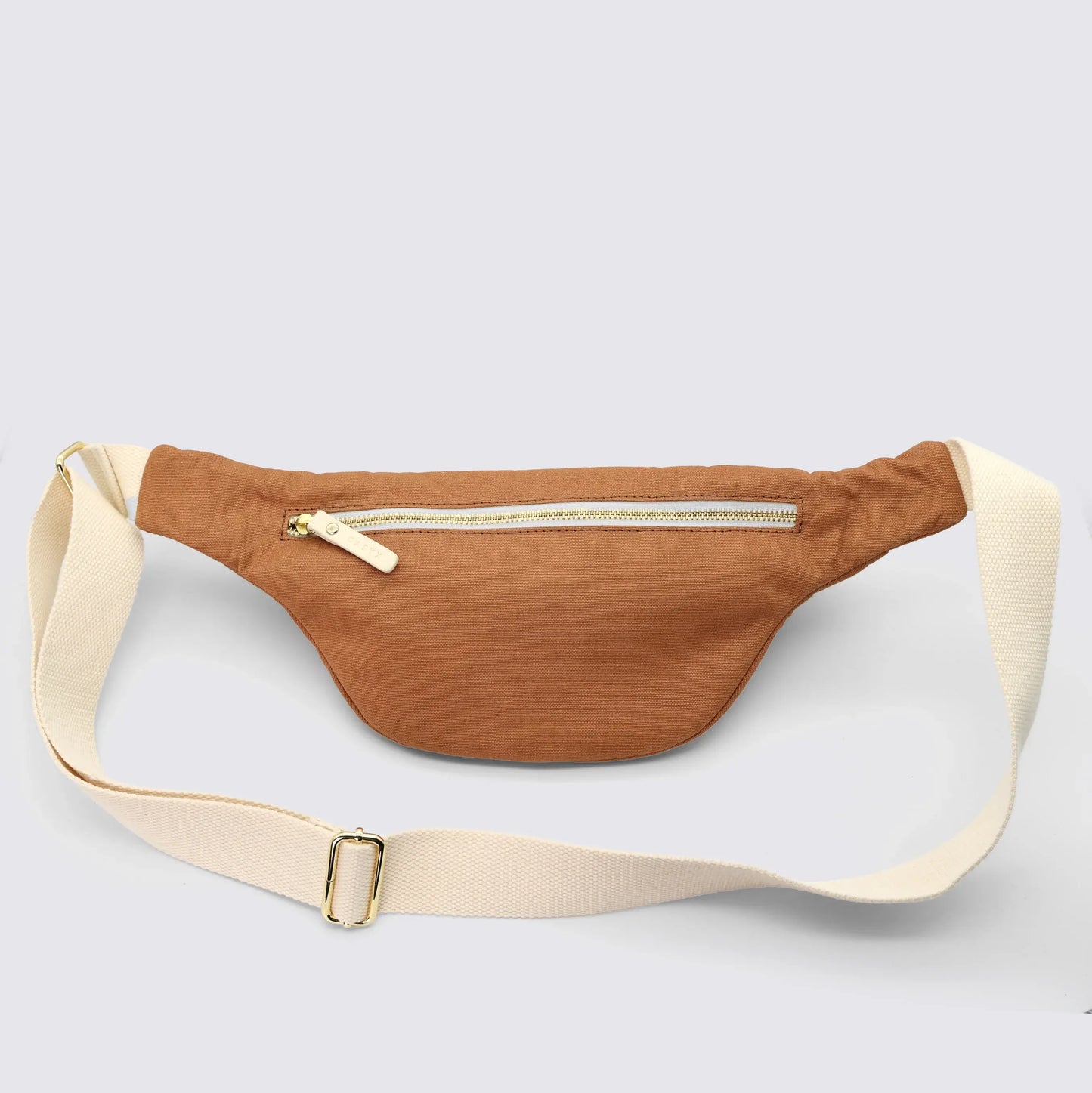 Sac banane terracotta en coton bio, Casyx.