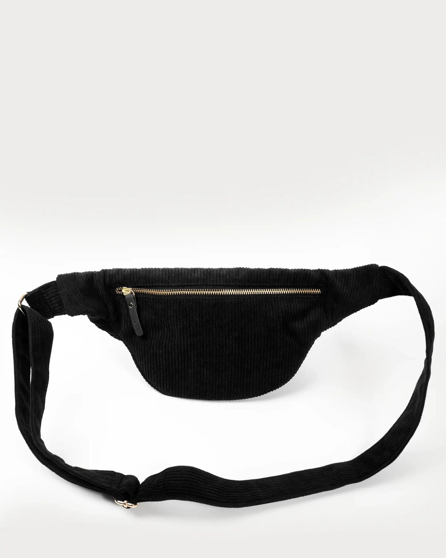 Sac banane en velours côtelé noir, Casyx.