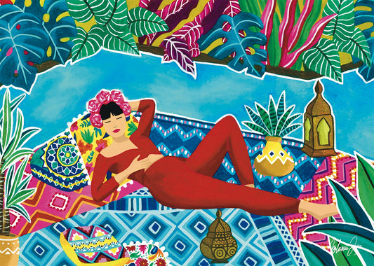 Puzzle illustré 500 pièces pour adultes, Pieces & Peace.