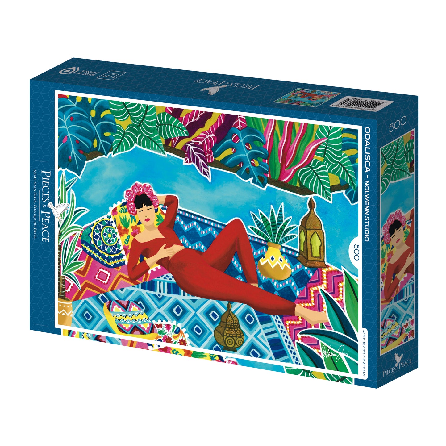 Puzzle illustré 500 pièces pour adultes de Pieces & Peace.