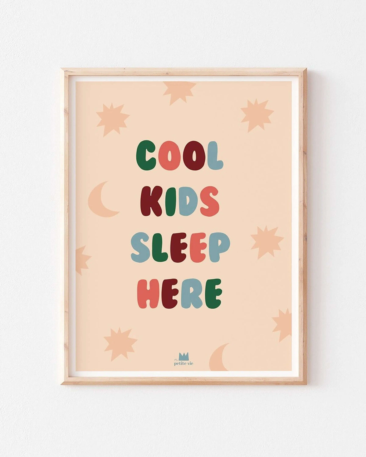 Affiche pour chambre d'enfants, Ma Petite Vie.