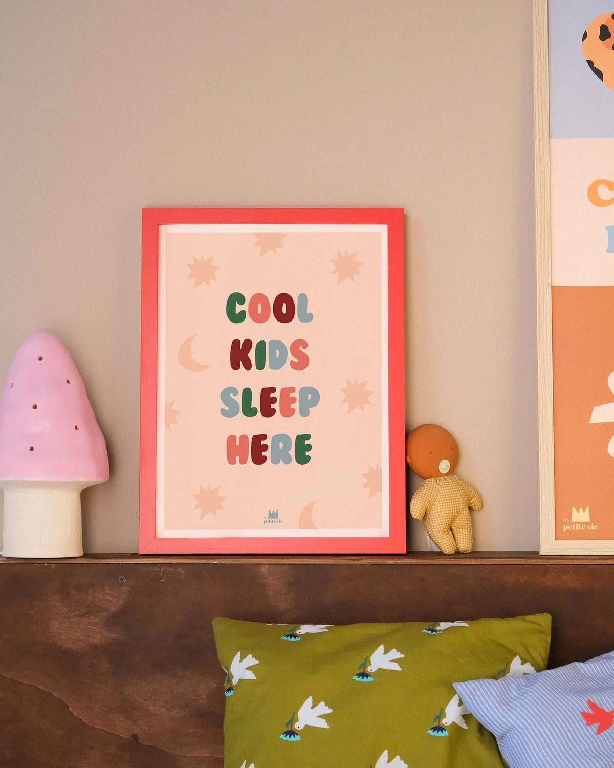 Affiche pour chambre d'enfants dans un cadre coloré, Ma Petite Vie.