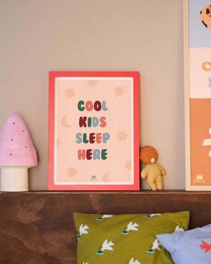 Affiche pour chambre d'enfants dans un cadre coloré, Ma Petite Vie.