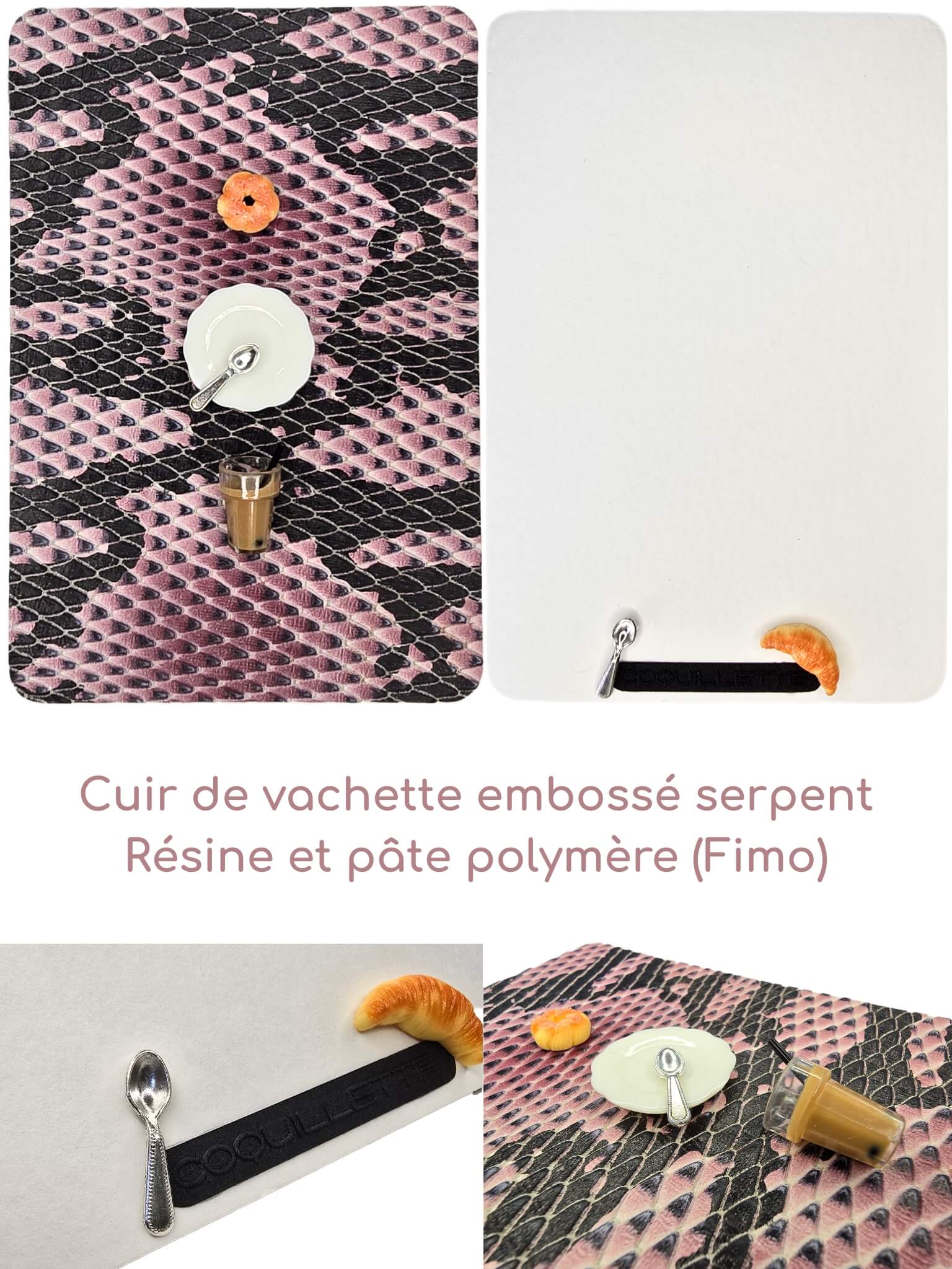 Carte à offrir originale et artisanale, avec un café au lait et une brioche. Carte d'anniversaire originale.
