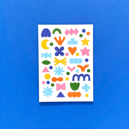 Carte illustrée et colorée, totem, Maison Ribambelle.
