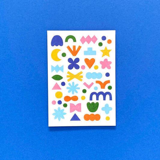 Carte illustrée et colorée, totem, Maison Ribambelle.