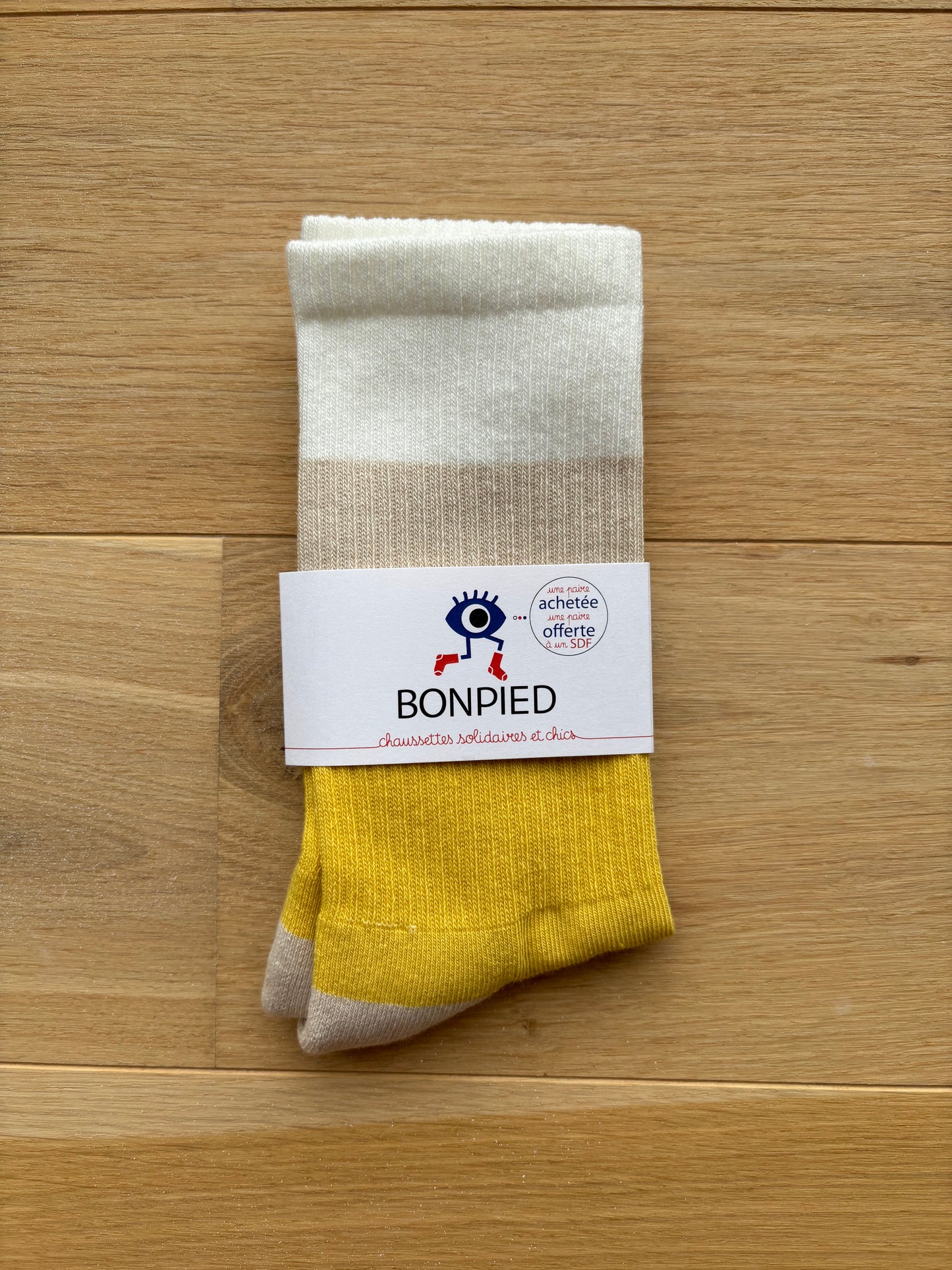 chaussettes colorées solidaires françaises My Pepitas