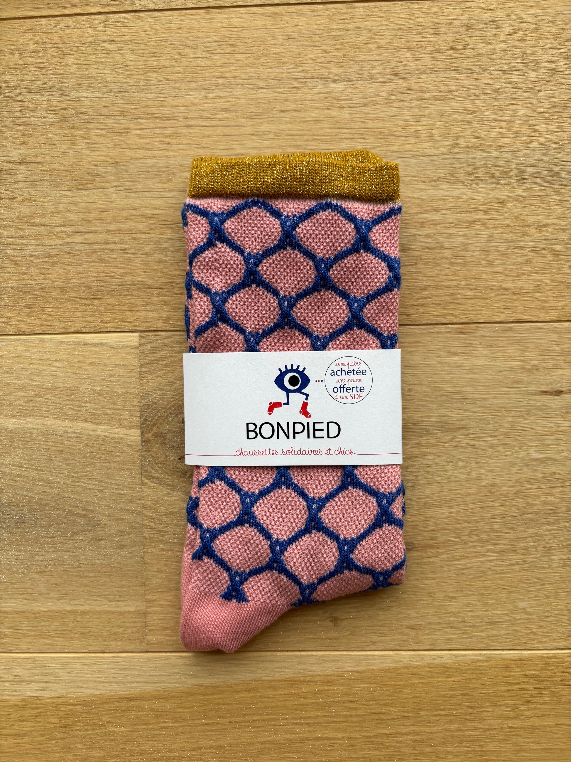 chaussettes colorées solidaires françaises My Pepitas