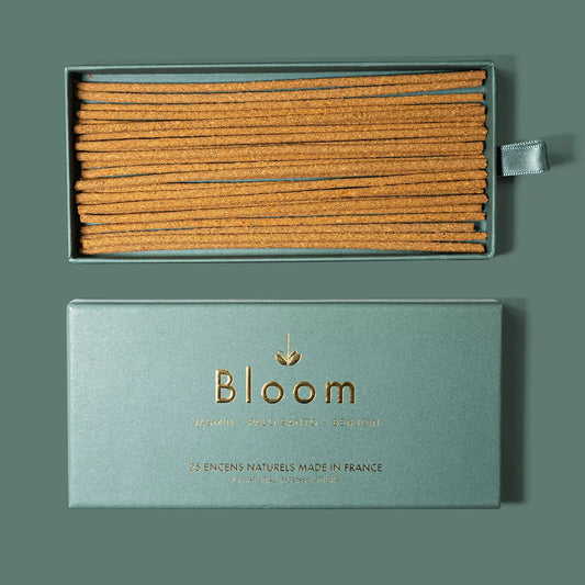 Encens naturel au jasmin fabriqué en France, Bloom.