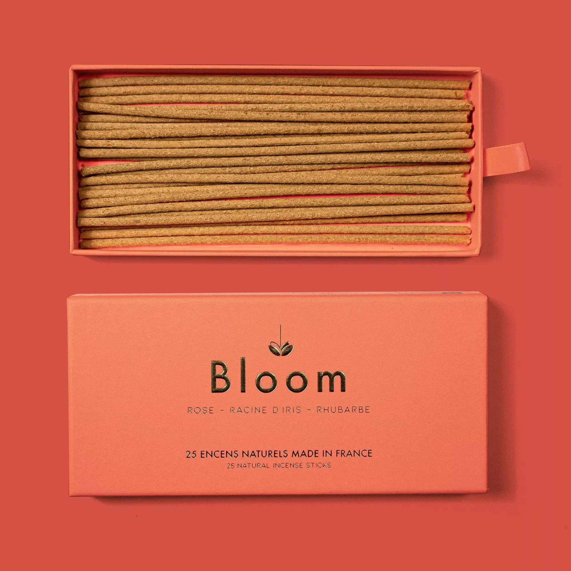 Encens naturel à la rose fabriqué en France, Bloom.