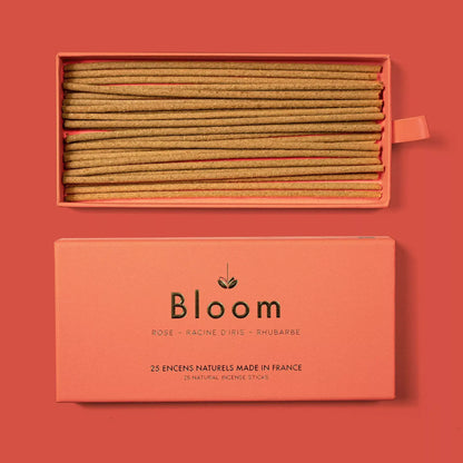 Encens naturel à la rose fabriqué en France, Bloom.