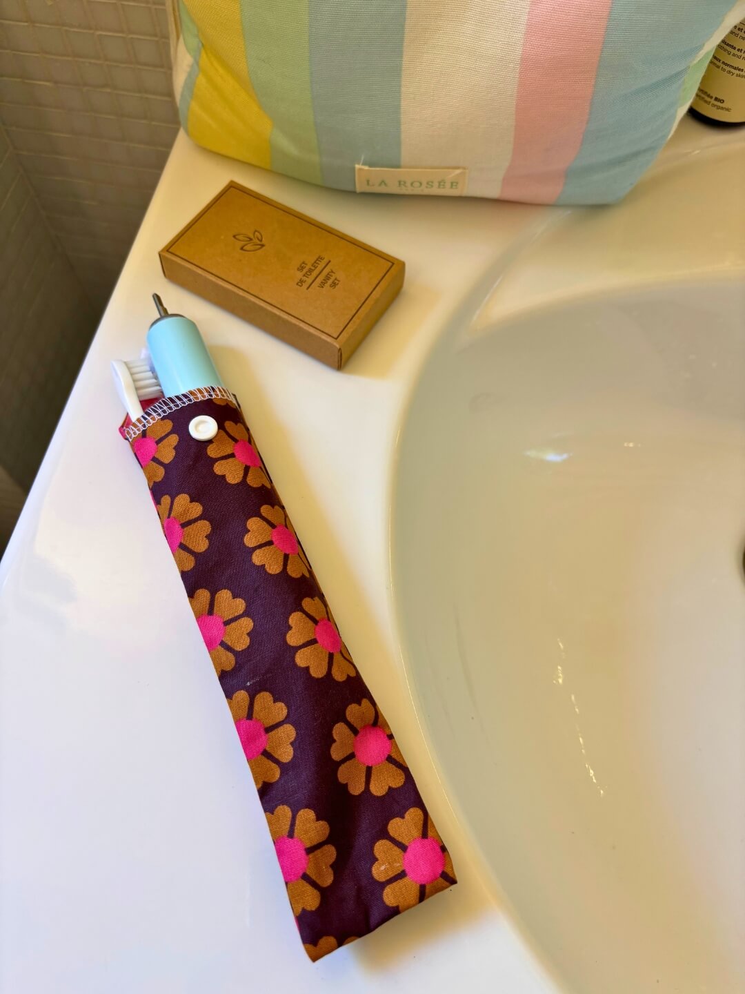 Étui à brosse à dents éco-responsable, pratique et lavable, Machatatelier.