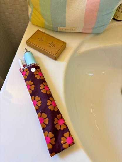 Étui à brosse à dents éco-responsable, pratique et lavable, Machatatelier.