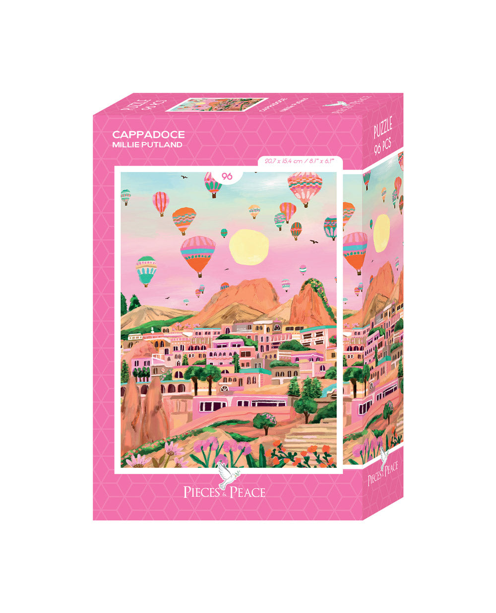 Mini puzzle de 96 pièces de Cappadoce en Turquie.