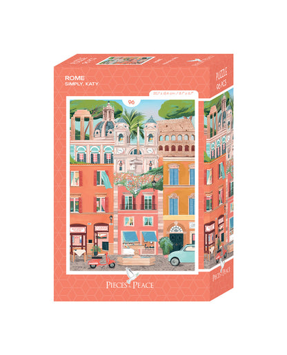 Mini puzzle de 96 pièces de Rome en Italie.
