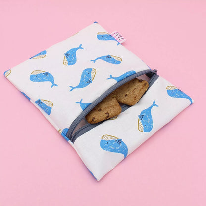 Pochette à goûter pour enfants et adultes, avec zip, Machatatelier.