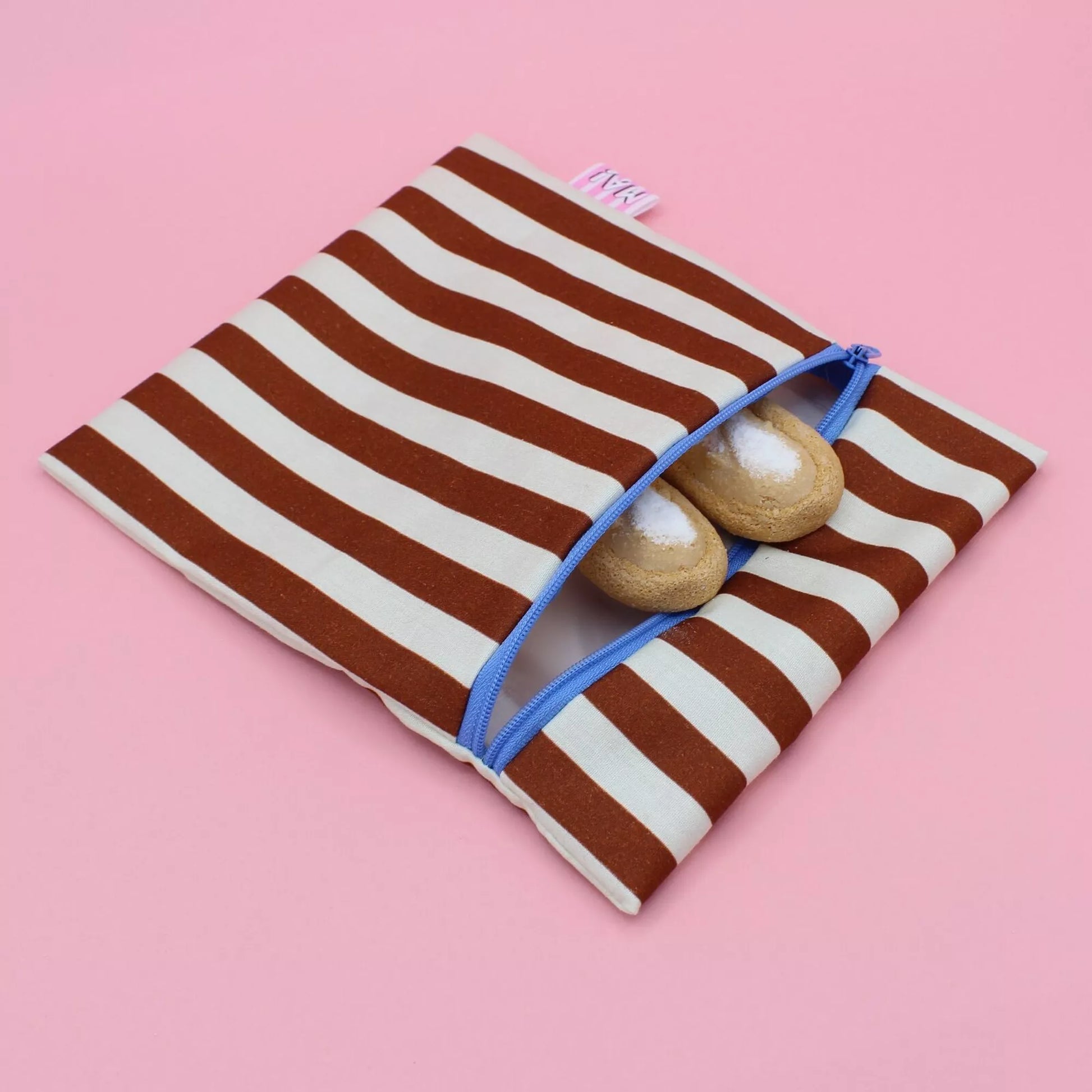 Pochette à goûter pour enfants et adultes, avec zip, Machatatelier.