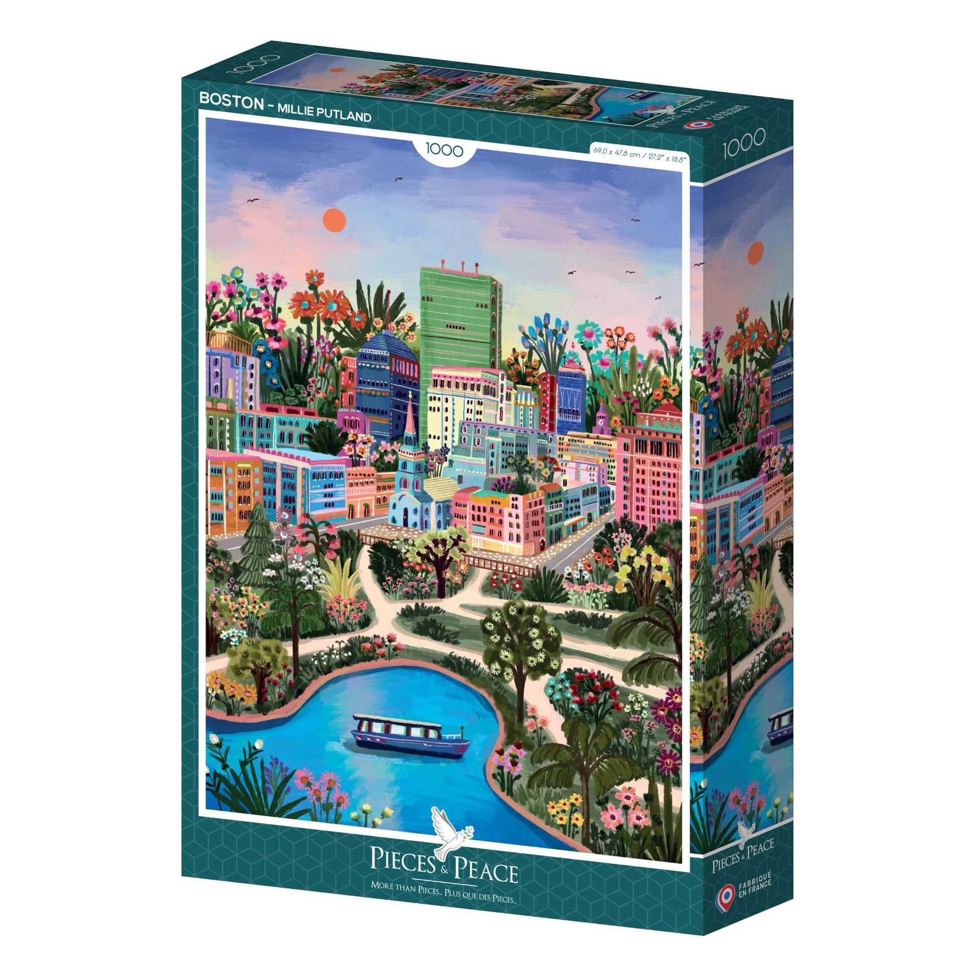 Puzzle de 1000 pièces de Boston, aux Etats-Unis.
