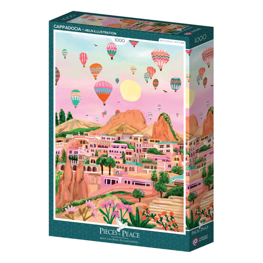 Puzzle de 1000 pièces pour adultes, de la ville de Cappadoce, en Turquie.