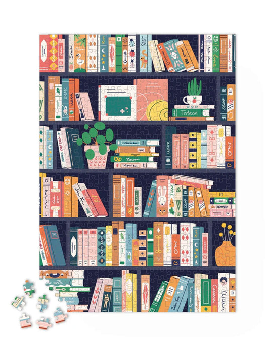 Puzzle de 1000 pièces d'une bibliothèque, Maison Joliette.