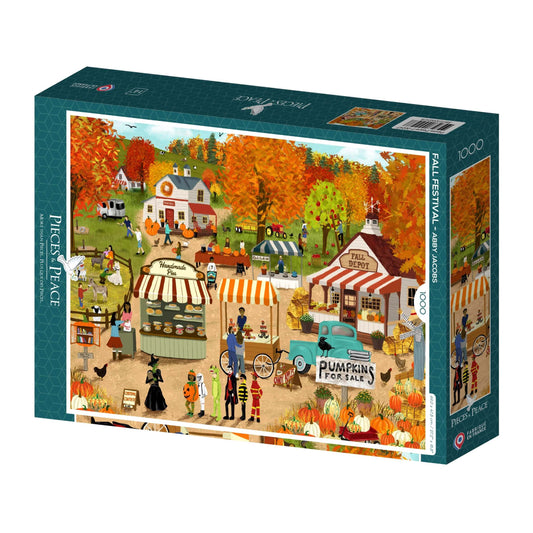 Puzzle d'automne de 1000 pièces, Pieces & Peace.