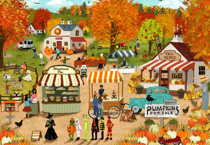Puzzle d'automne de 1000 pièces, Pieces & Peace.