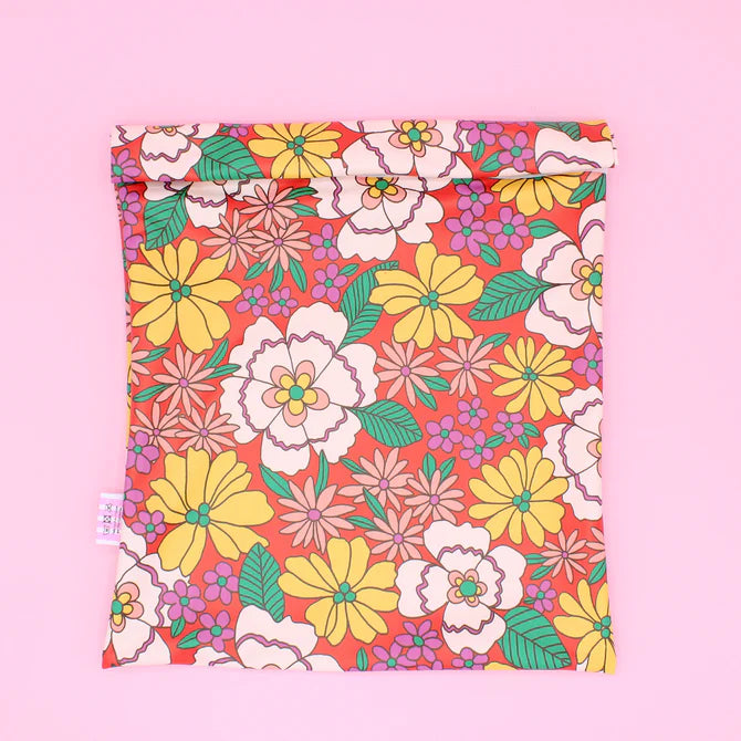 Sac à maillot de bain étanche avec des fleurs, machatatelier.
