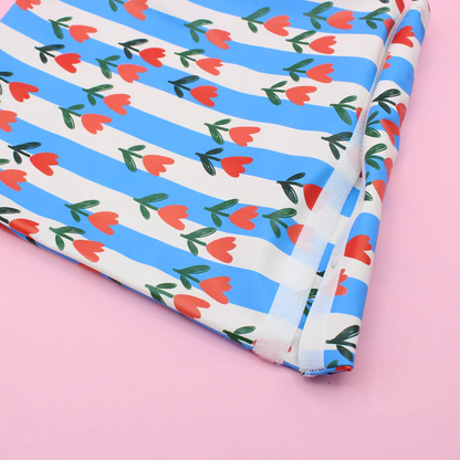Sac à maillot de bain étanche avec des fleurs, machatatelier.