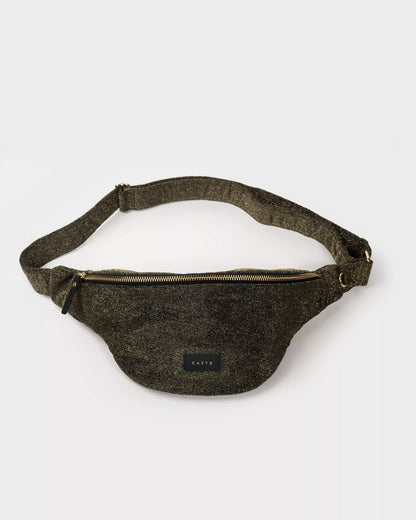 sac banane doré pour femme